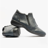 Rieker L3882-15 Womens Leather Boots Black
