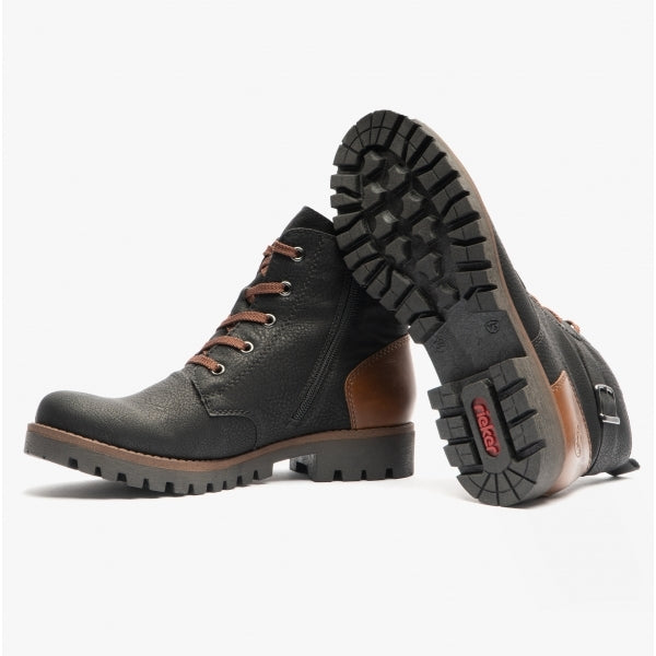 Rieker 78502-00 Womens Boots Black
