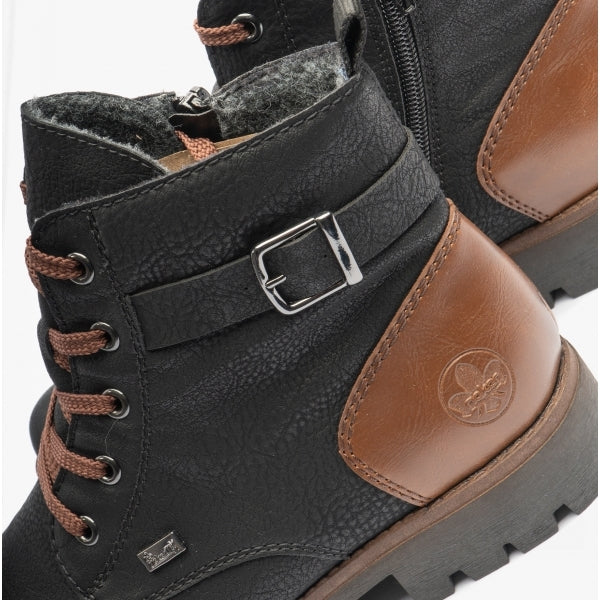 Rieker 78502-00 Womens Boots Black