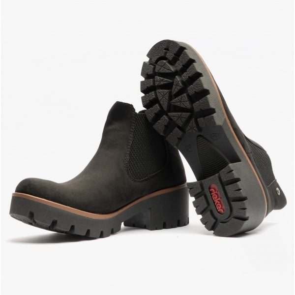 Rieker 79265-00 Womens Ankle Boots Black