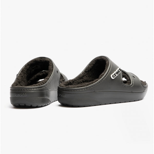 Crocs 207446-060 CLASSIC COZZZY Unisex Sliders Black