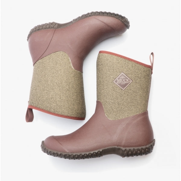Muck Boots MUCKSTER II MID Womens Rubber Short Boots Raisin
