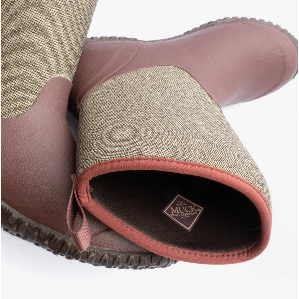 Muck Boots MUCKSTER II MID Womens Rubber Short Boots Raisin