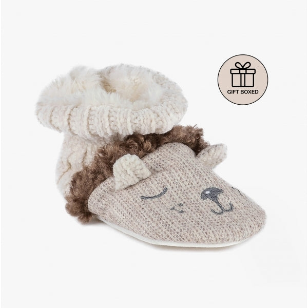 Totes Toasties LION Kids Wool Blend Bootie Slippers Multi