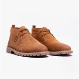 Popps COOPER Mens Desert Boots Cognac