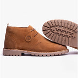 Popps COOPER Mens Desert Boots Cognac