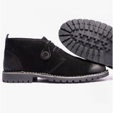 Popps COOPER Mens Desert Boots Black