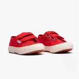 Superga 2750 JSTRAP CLASSIC Kids Canvas Trainers Red