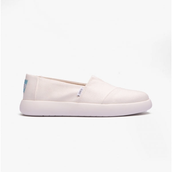 TOMS ALPARGATA MALLOW Womens Chunky Slip-On Espadrilles White