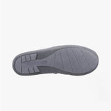 Hush Puppies ARNOLD Mens Suede Slippers Grey