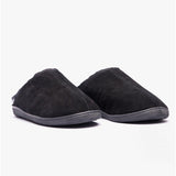 Hush Puppies ASHTON Mens Leather Mule Slippers Black