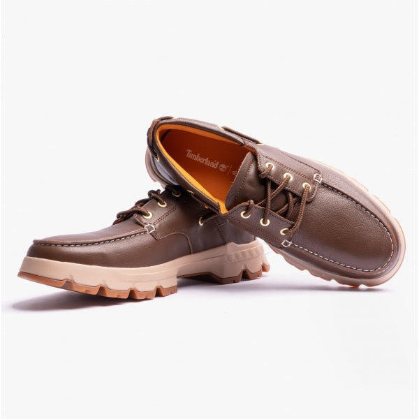 Timberland TBL Originals Ultra Lthr MT Ox Mens Full Grain Boat Shoes Dark Brown