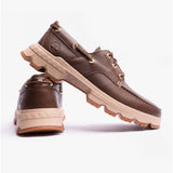 Timberland TBL Originals Ultra Lthr MT Ox Mens Full Grain Boat Shoes Dark Brown