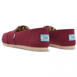 TOMS ALPARGATA Womens Slip-On Canvas Espadrilles Plum