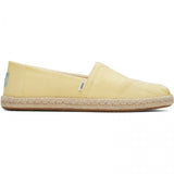 TOMS ALPARGATA ROPE Womens Slip-On Canvas Espadrilles Yellow