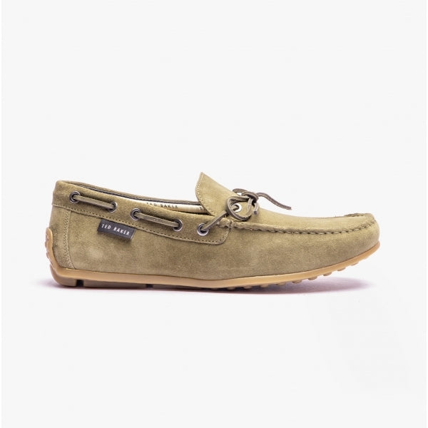 Ted Baker KENNEY Mens Boat Shoes Dark Green