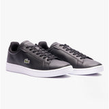 Lacoste CARNABY Mens Leather Casual Court Trainers Black/White