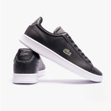 Lacoste CARNABY Mens Leather Casual Court Trainers Black/White