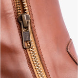 Club Cubano ARNO Mens Leather Cuban Heel Boots Cognac