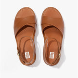 FitFlop PILAR Womens Strappy Platform Sandals Light Tan