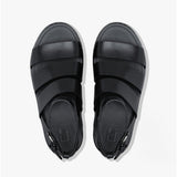 FitFlop ELOISE Womens Espadrille Strappy Wedge Sandals Black