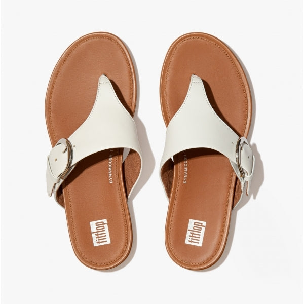 FitFlop GRACIE Womens Toe-Post Sandals Urban White
