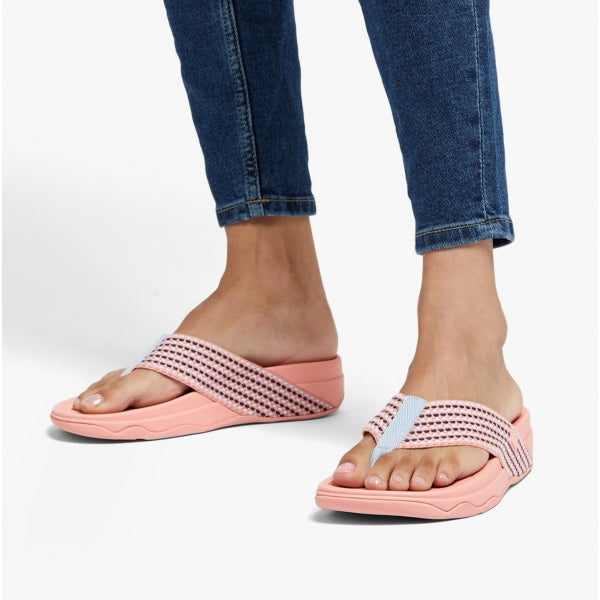 FitFlop SURFA Womens Toe-Post Sandals Corralina Mix