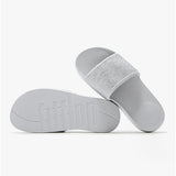 FitFlop iQUSHION Womens Embellished Sliders Soft Grey
