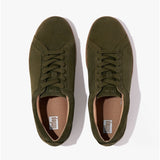 FitFlop RALLY Womens Suede Trainers Mossy
