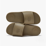 FitFlop iQUSHION Mens Pool Sliders Mossy