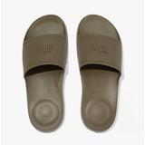 FitFlop iQUSHION Mens Pool Sliders Mossy