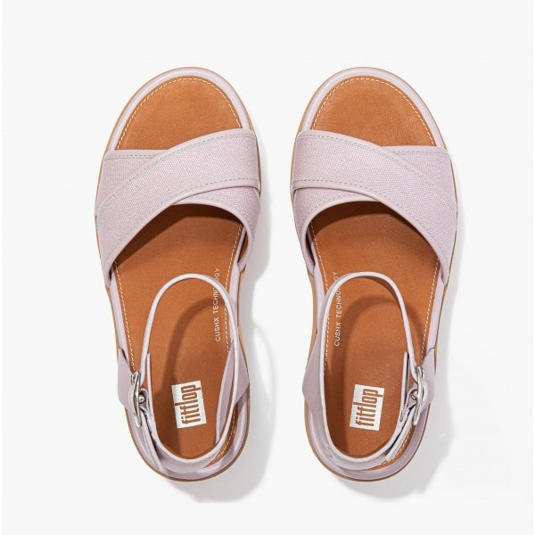 FitFlop PILAR Womens Strappy Platform Sandals Soft Lilac