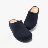 FitFlop SHUV Womens Canvas Clogs Midnight Navy