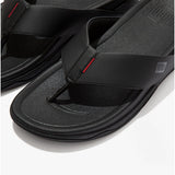 FitFlop SURFER Mens Toe-Post Sandals All Black