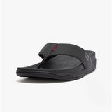 FitFlop SURFER Mens Toe-Post Sandals All Black