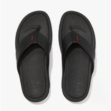 FitFlop SURFER Mens Toe-Post Sandals All Black