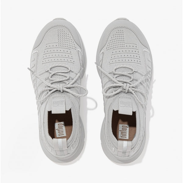 FitFlop VITAMIN FF Womens Knit Sport Trainers Soft Grey