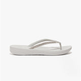 FitFlop iQUSHION SPARKLE Womens Flip-Flops Soft Grey