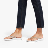 FitFlop iQUSHION SPARKLE Womens Flip-Flops Soft Grey