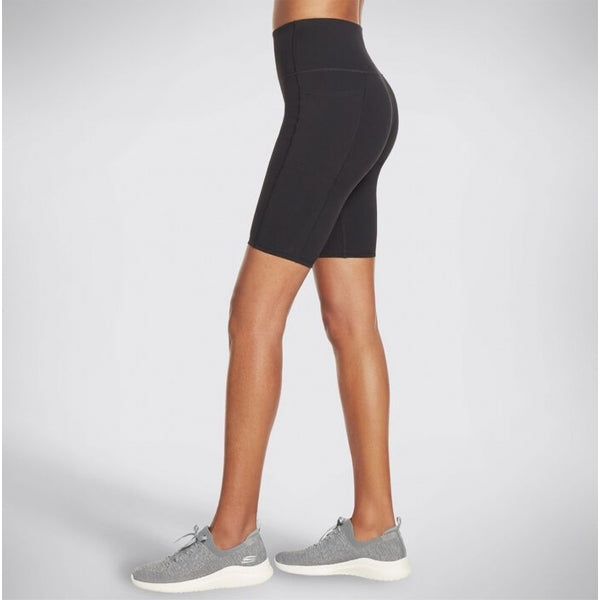Skechers W3SH53/BLK GOFLEX HW 10" BIKE Womens Shorts Black
