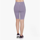 Skechers W3SH53/GYPR GOFLEX HW 10" BIKE Womens Shorts Grey/Purple