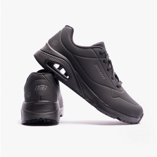 Skechers Work 108021EC UNO SR Womens Occupational Trainers Black