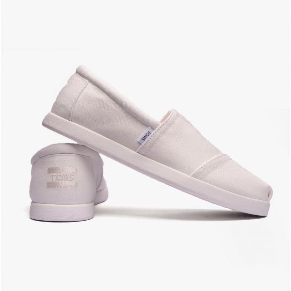 TOMS ALP FWD Mens Cotton Espadrille White