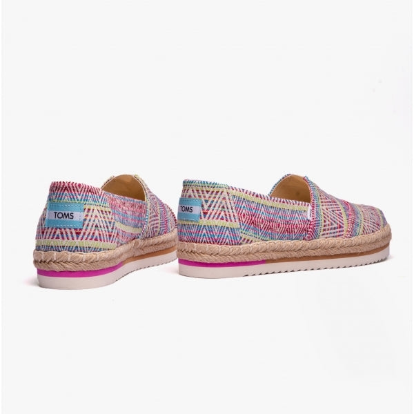 TOMS ALPARGATA PLATFORM ROPE Womens Espadrille Natural