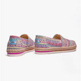 TOMS ALPARGATA PLATFORM ROPE Womens Espadrille Natural