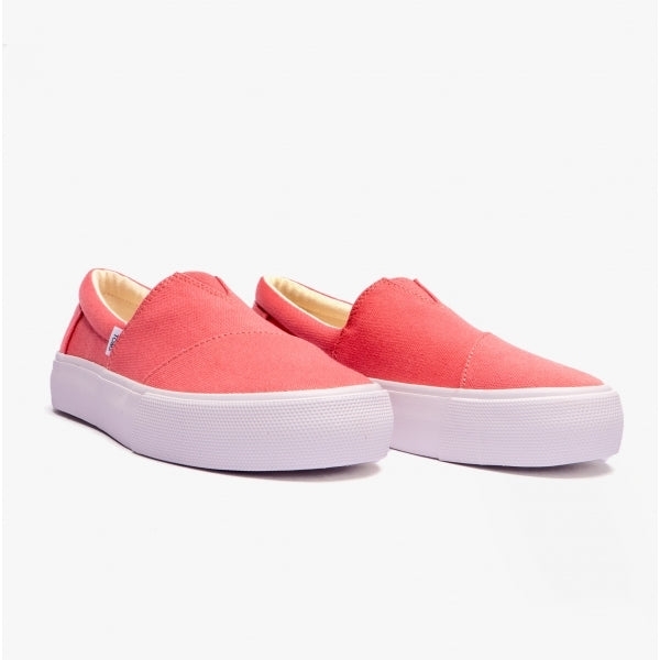 TOMS FENIX PLATFORM Womens Slip-On Trainers Pink