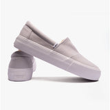 TOMS FENIX PLATFORM Womens Slip-On Trainers Grey