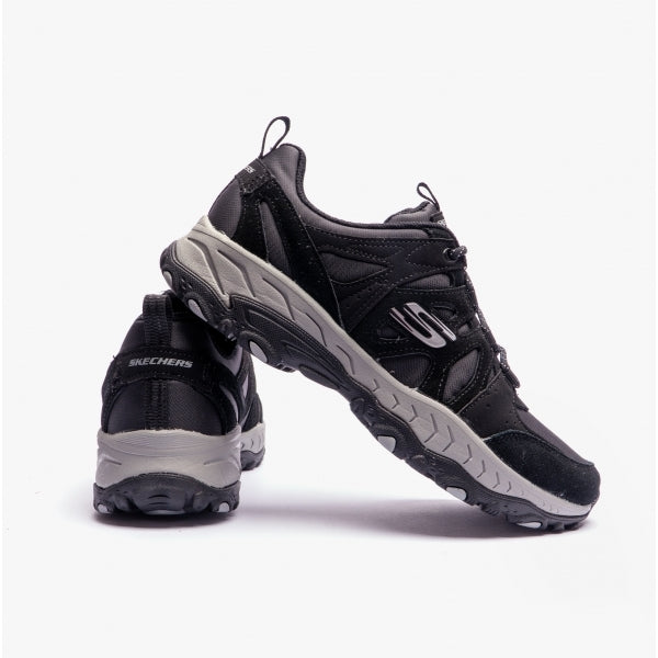 Skechers 180032/BKCC GRAND PEAK Womens Bungee Trainers Black/Charcoal