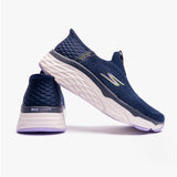 Skechers 128571/NVLV MAX CUSHIONING ELITE-SMOOTH T Womens Trainers Blue