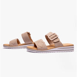 Rieker V0694-62 Womens Mules Beige